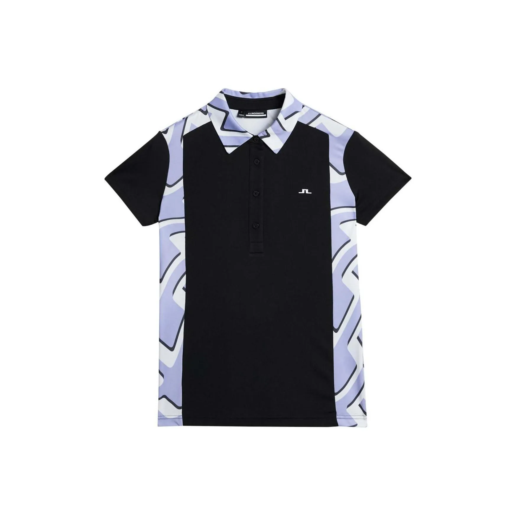 J.Lindeberg Kristine Polo Bridge Wave Sweet Lavender Polo Shirt Women's Purple