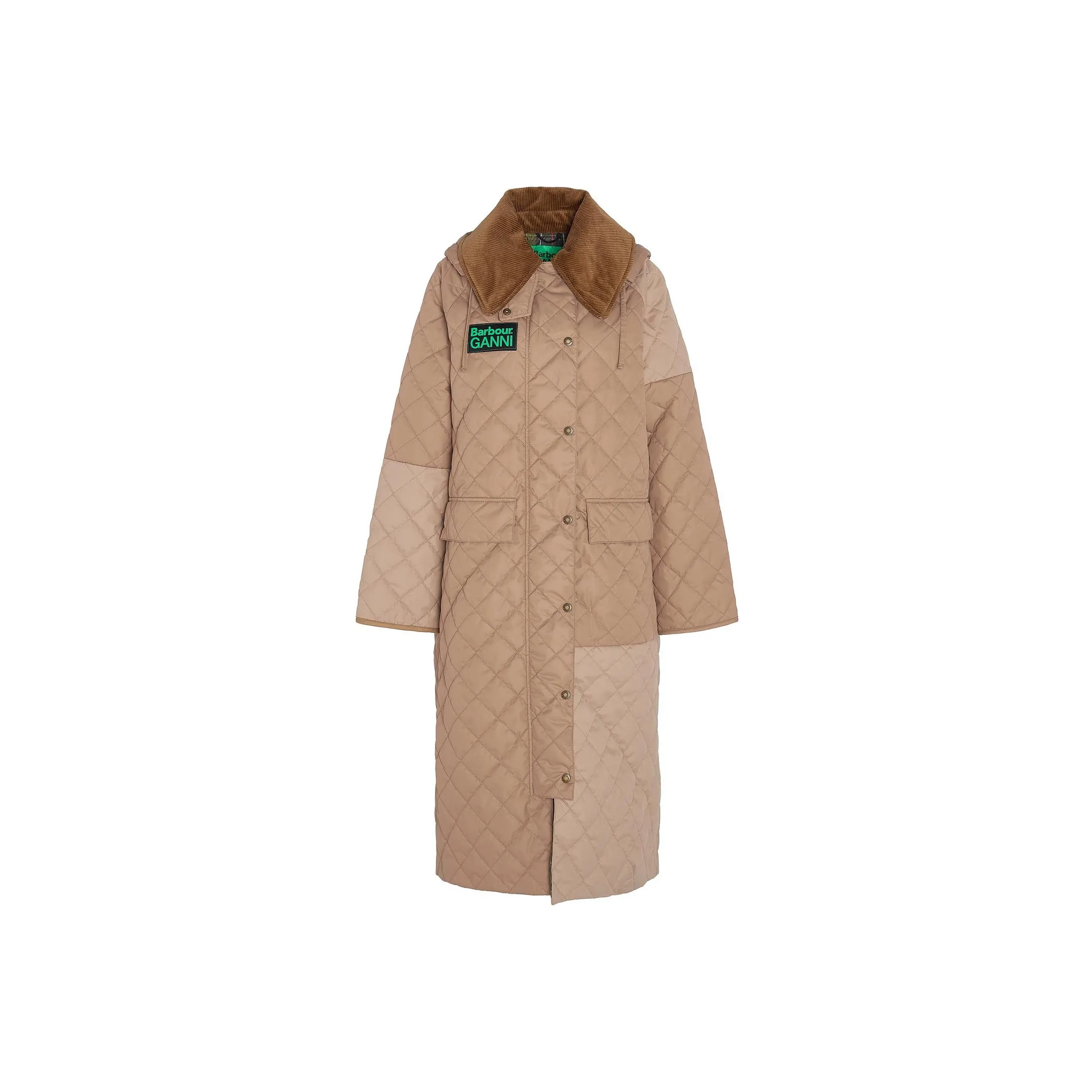 BARBOUR Burghley Quilted Jacket Jackets Coats Women's Honey