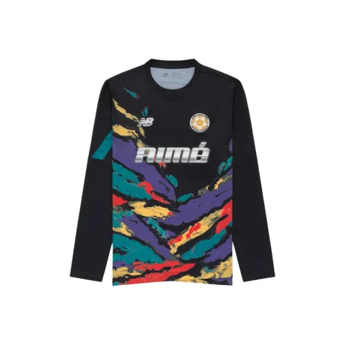 AIME LEON DORE New Balance Co Фирменный черный Унисекс Футбольные Джерси
