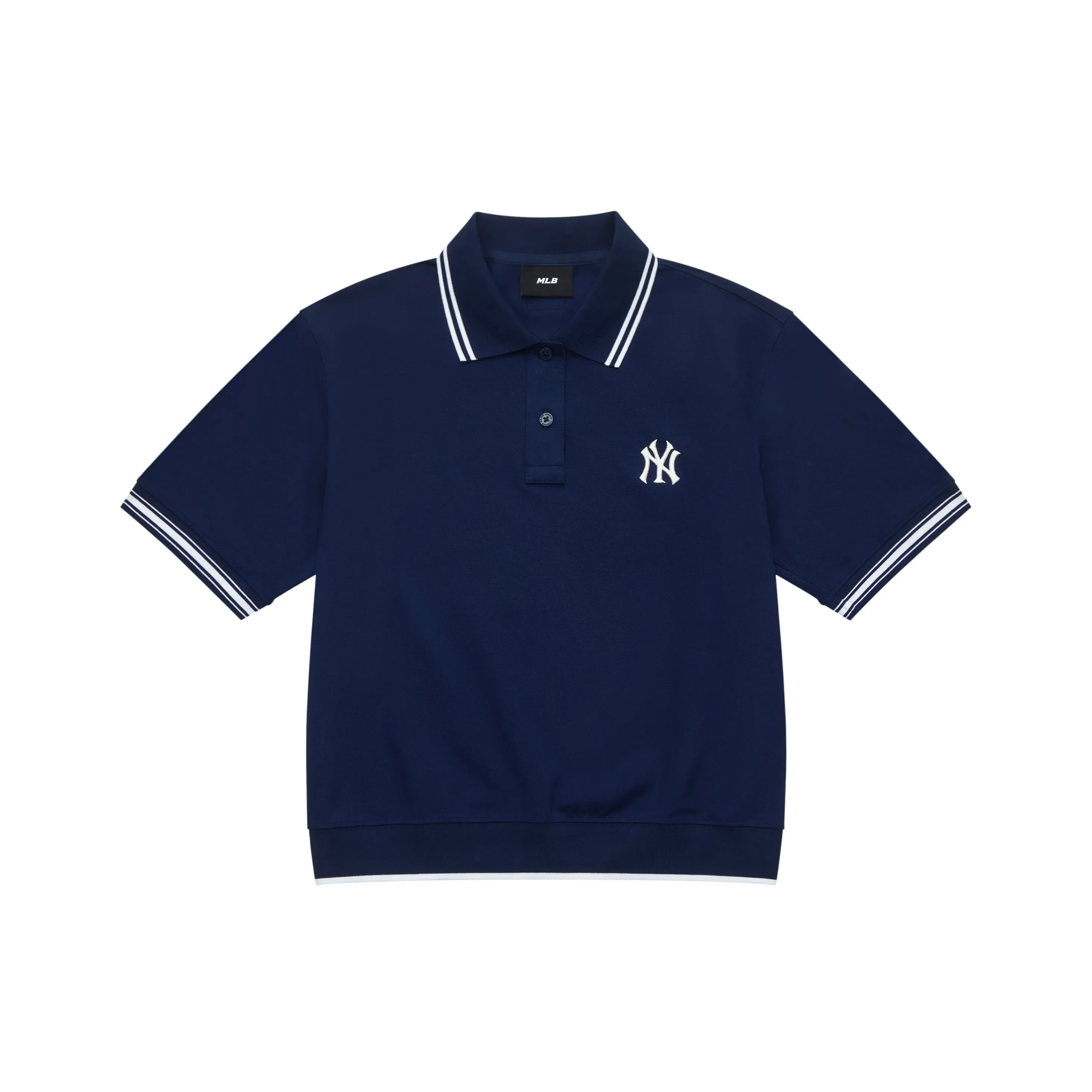 MLB New York Yankees MLB Basic Logo SS24 Polo Shirt Women's Navy Blue