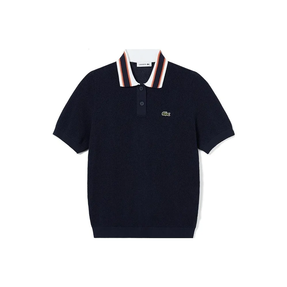 LACOSTE Polo Shirt Women's Marine Blue