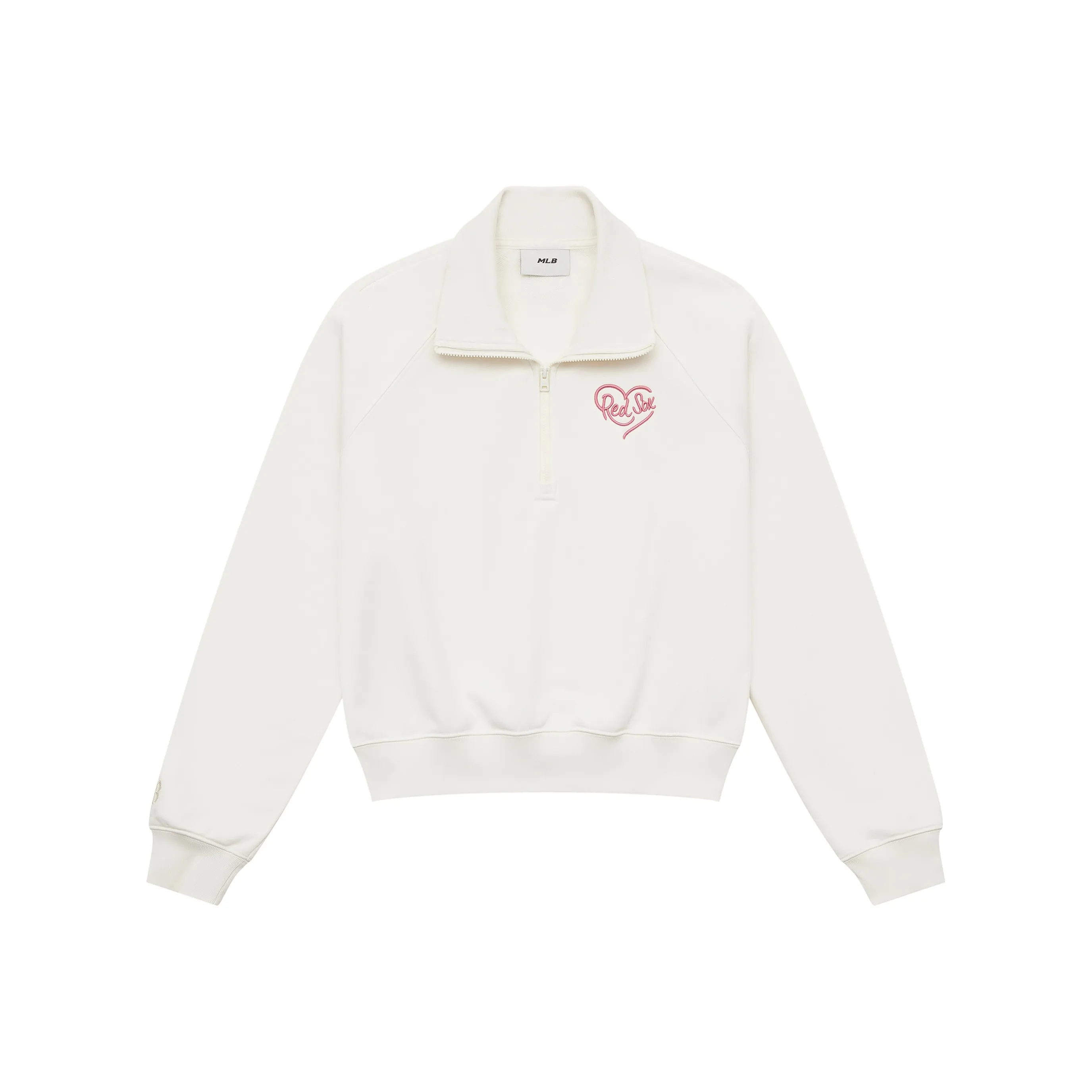 MLB Boston Red Sox Сердце 24FW Толстовка Женские Крем