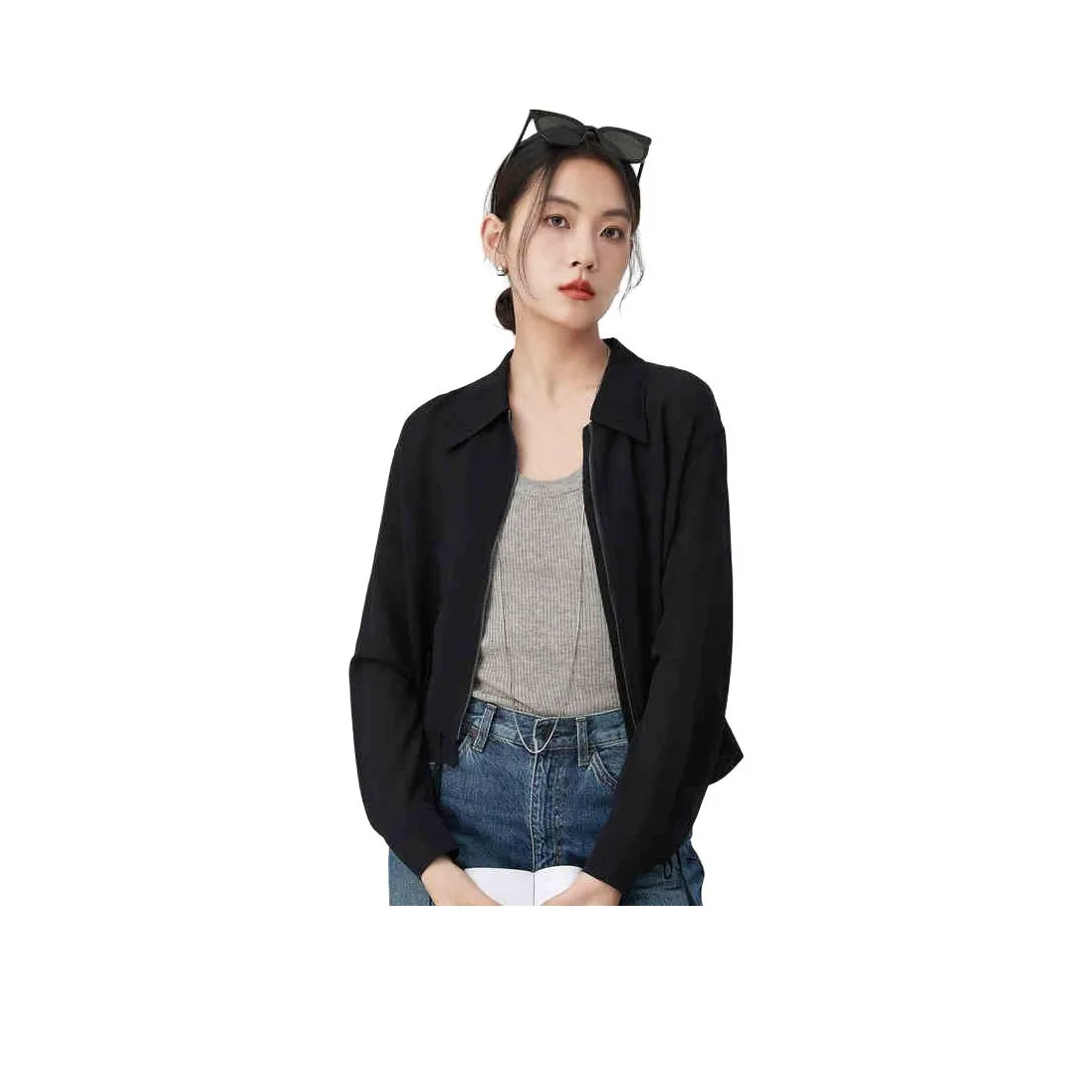 MIHUANG Куртки и Пальто Женские Черные