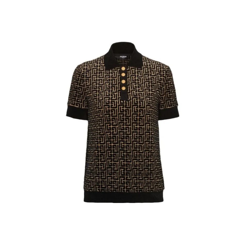 BALMAIN Polo copy shirts Women's Black