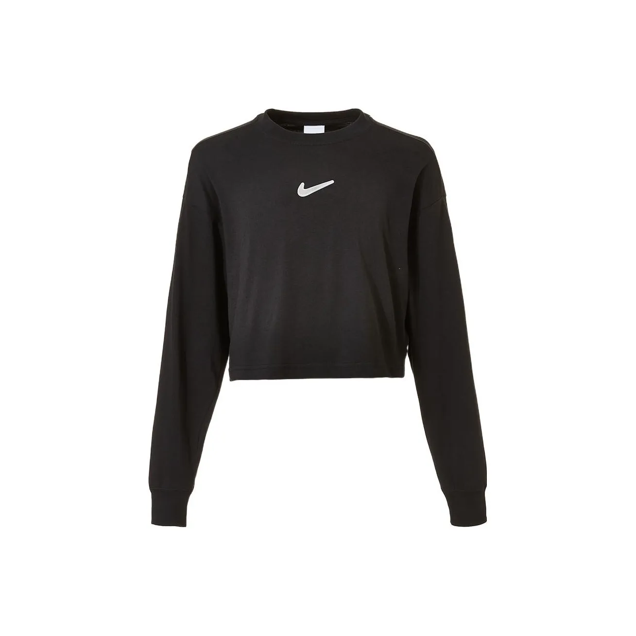 Nike Sportswear Swoosh GX Women's Graphic Long-Sleeve Sweatshirt Black