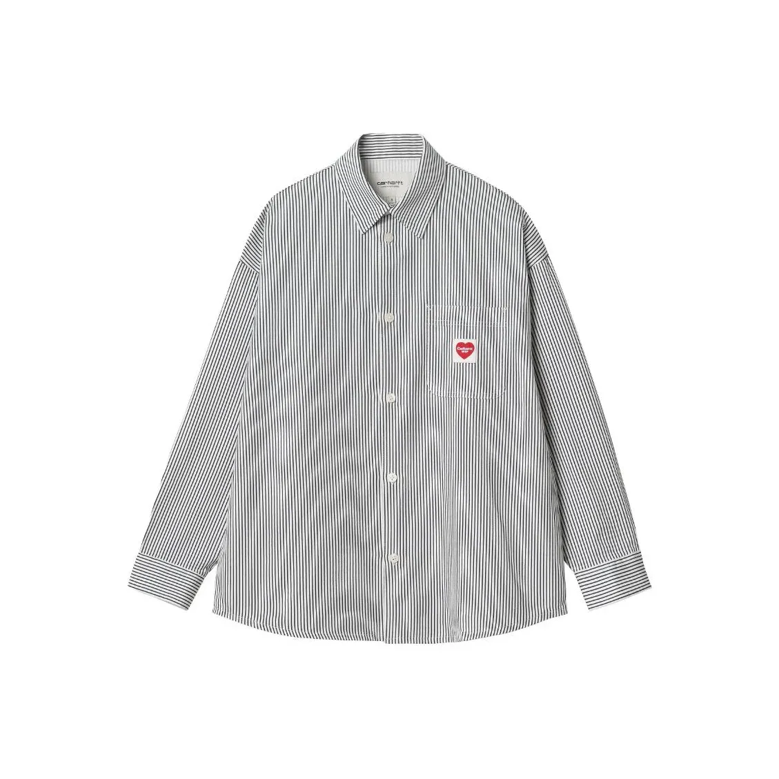 Carhartt WIP SS23 Сердцебиение Romance Series Рубашка Женские Морской синий