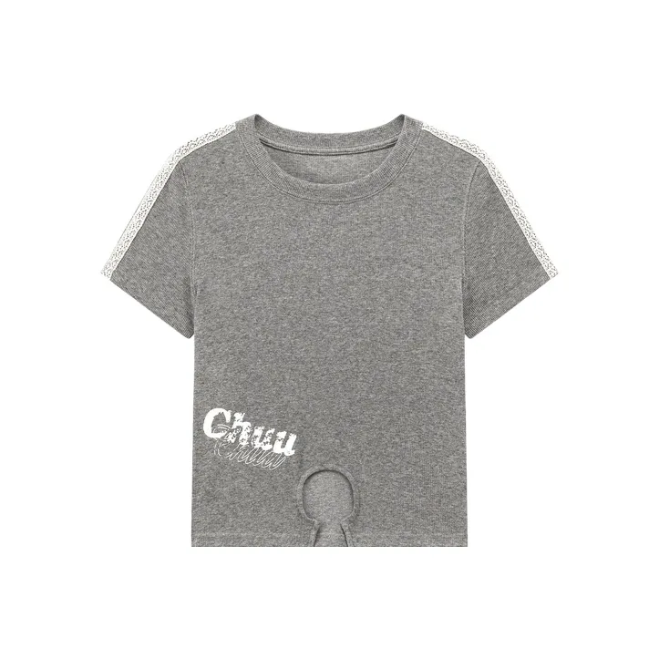 CHUU T-Shirts Women's Dark Heather Gray