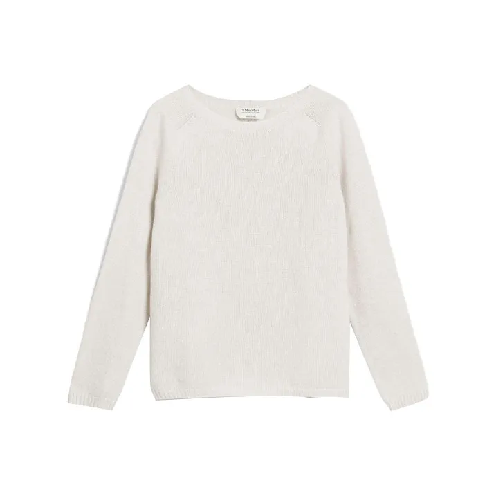 'S MAX MARA Белый Женские Кашемировые Свитеры