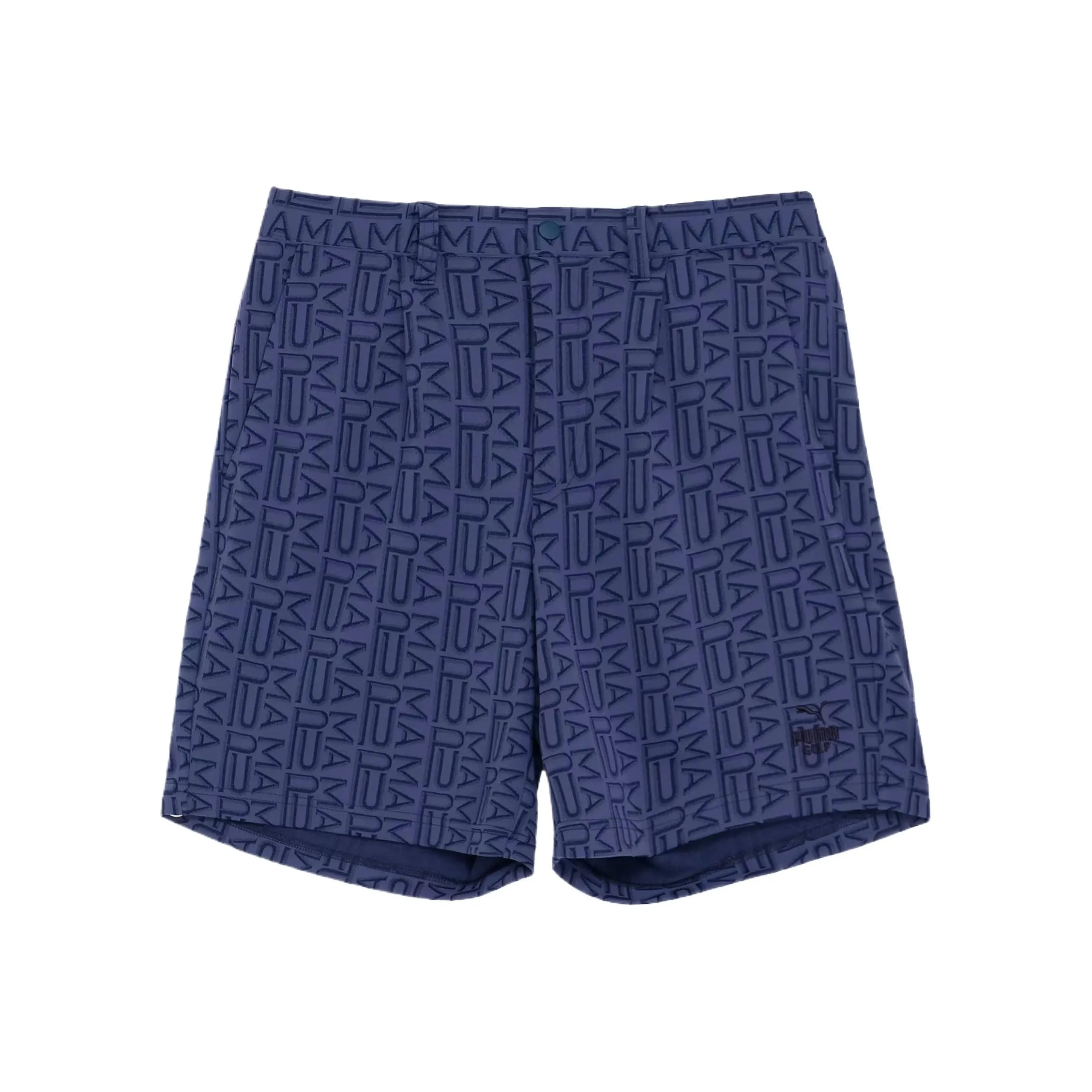 puma mochila AOP Golf FOG Casual Shorts Men's Marine Blue