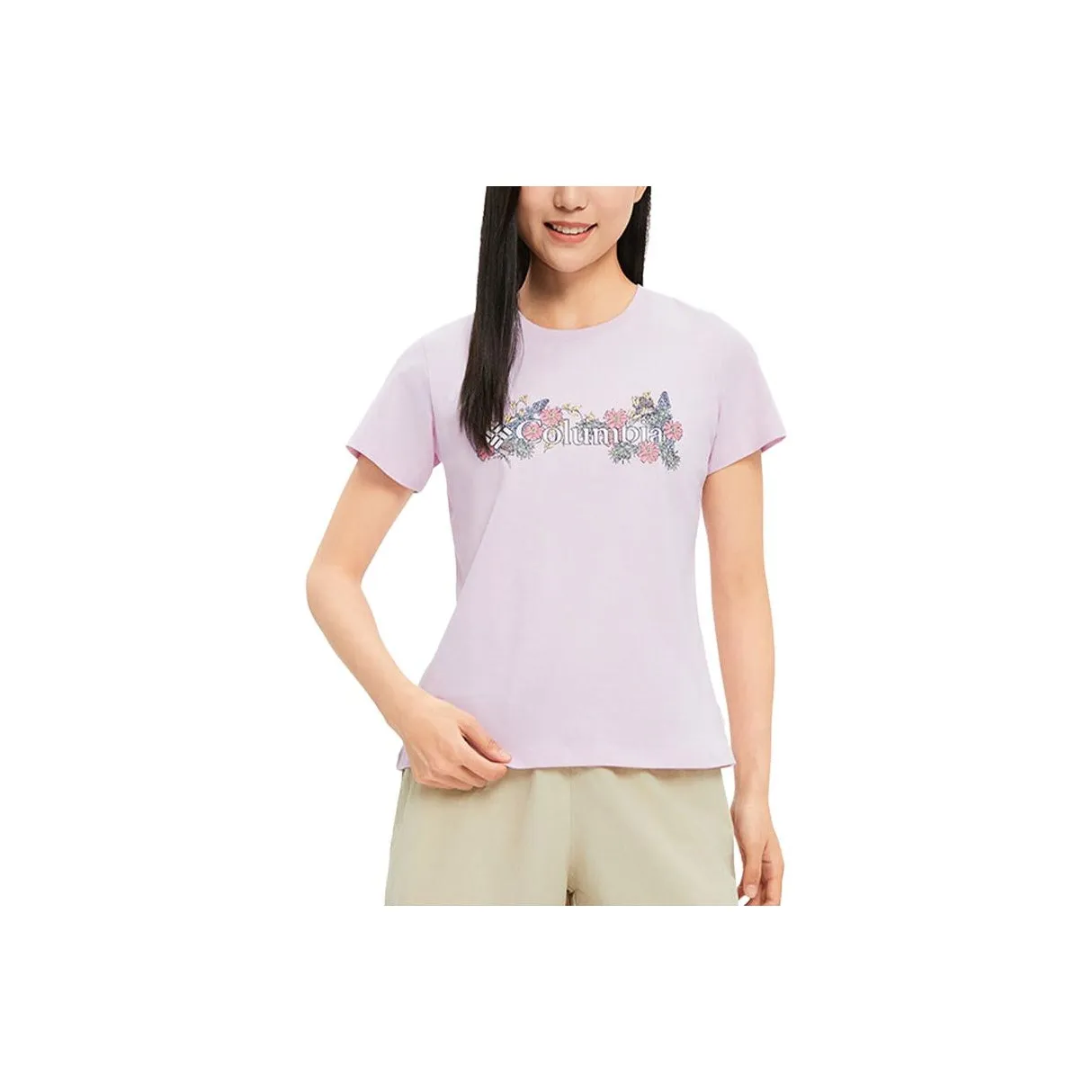 Columbia Розовые Женские Футболки