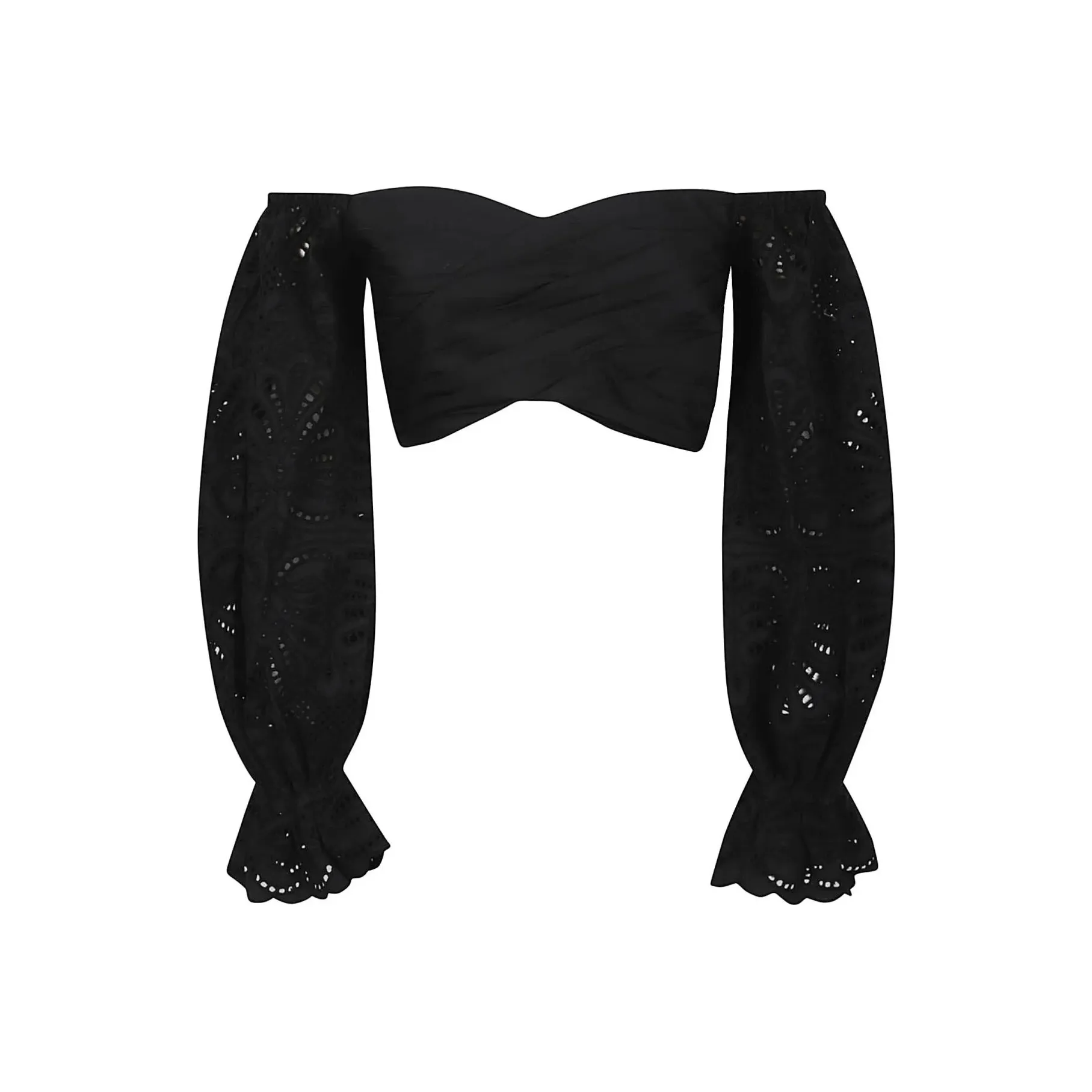 Self portrait Off Shoulder Cropped Top