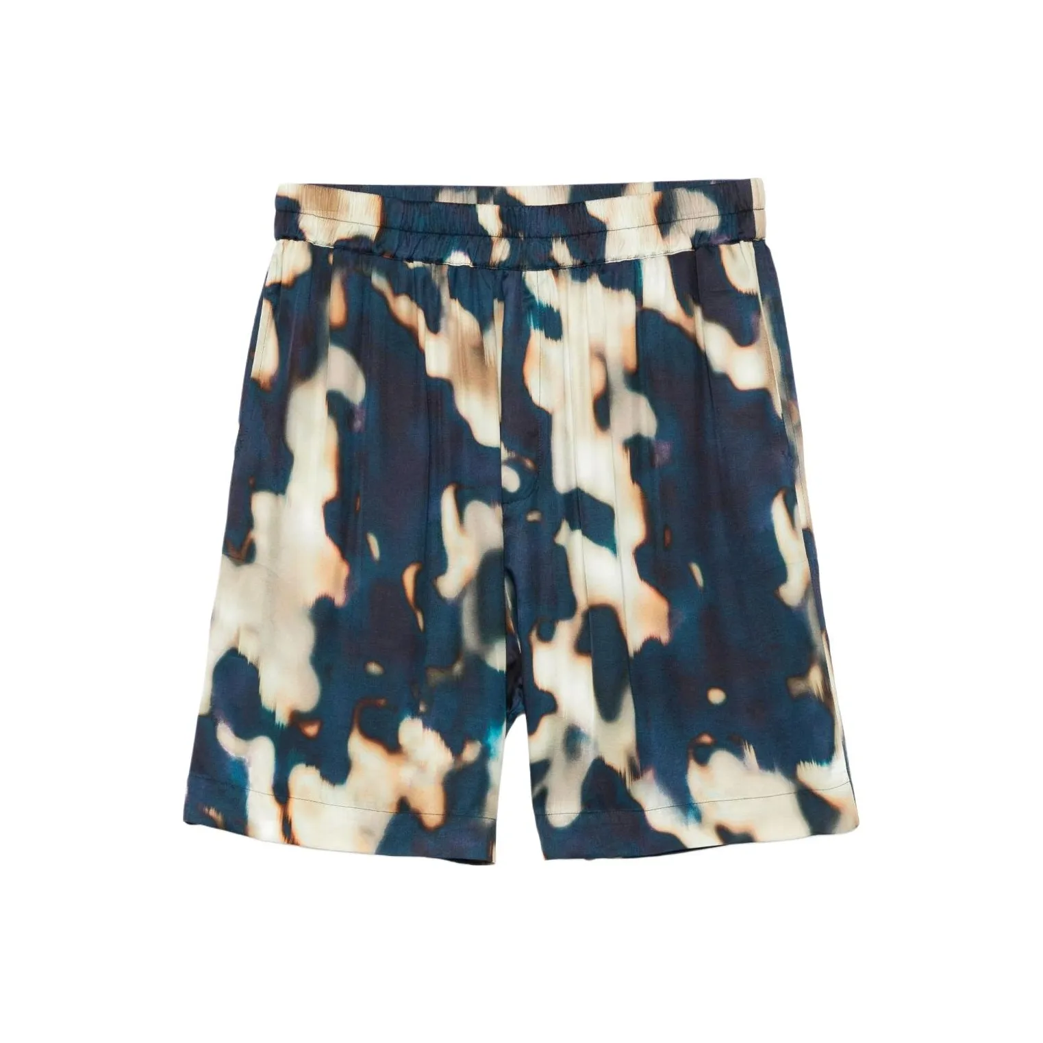 LANEUS Satin Bermuda Shorts
