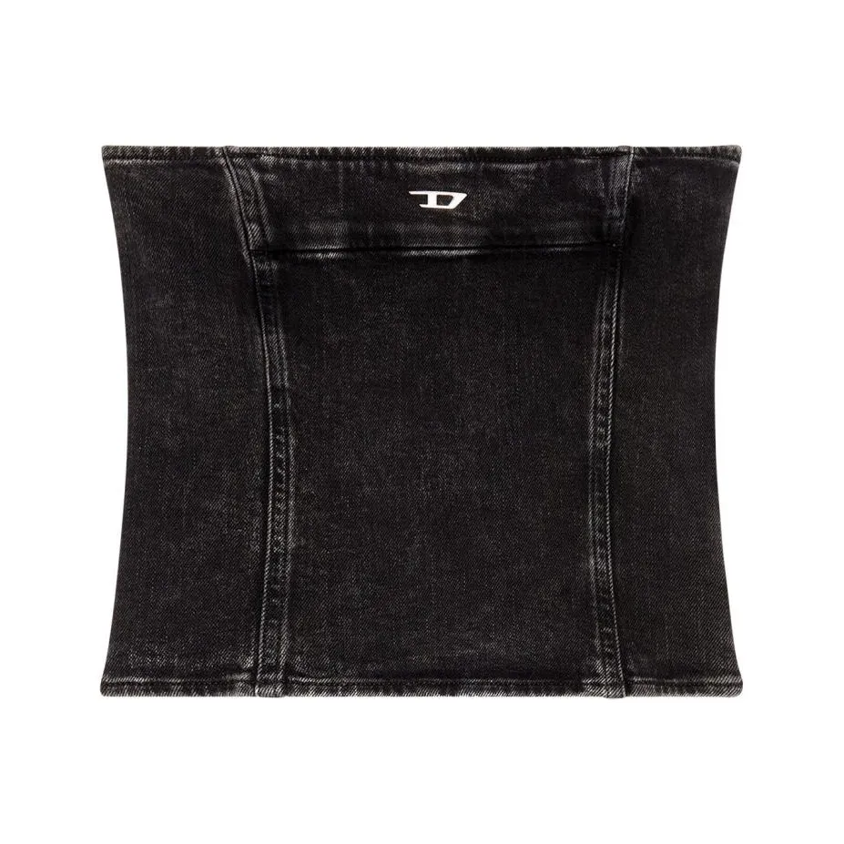 DIESEL De Ville D Denim Strapless Top