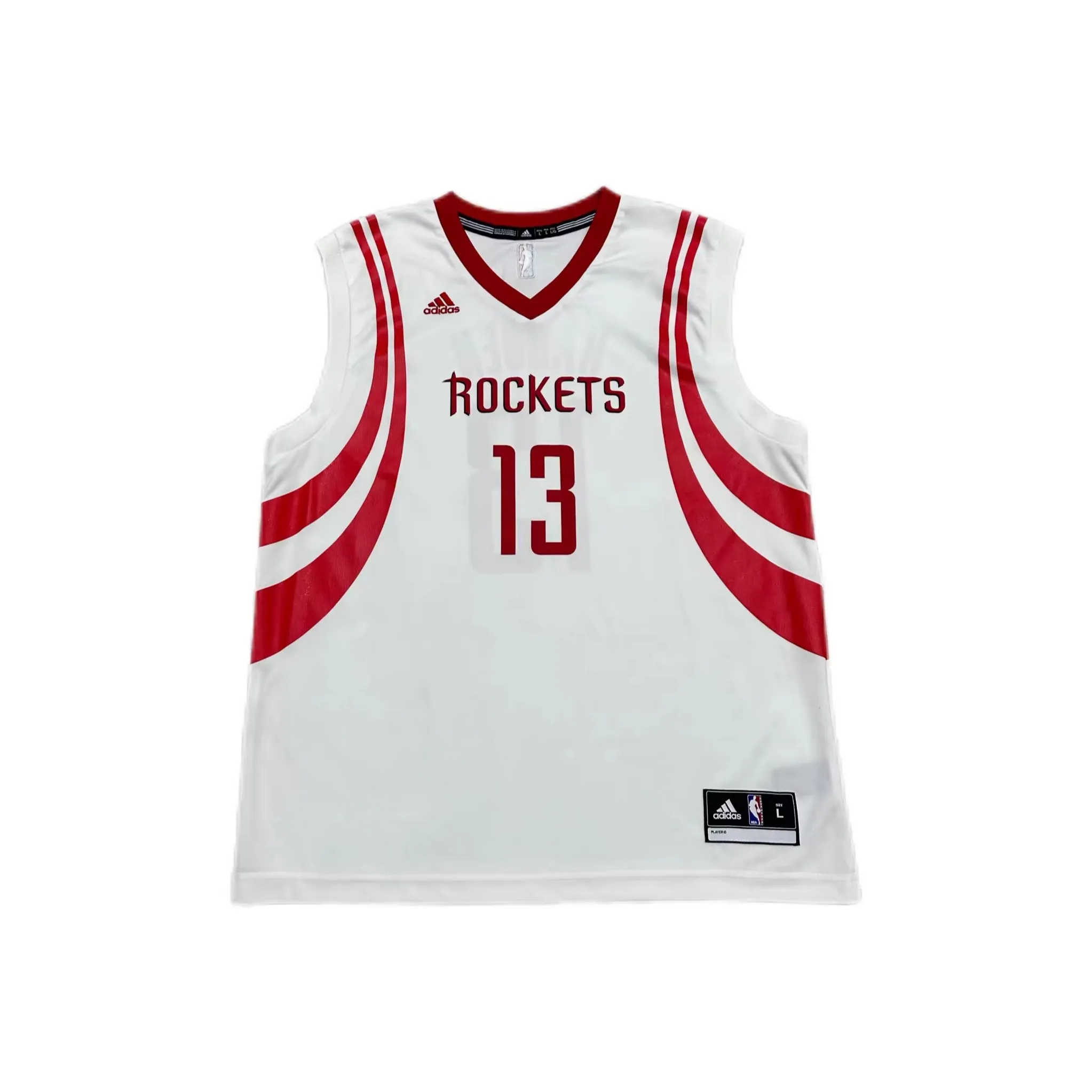 Adidas X NBA Houston Rockets Harden Баскетбольная Джерси Унисекс Белая