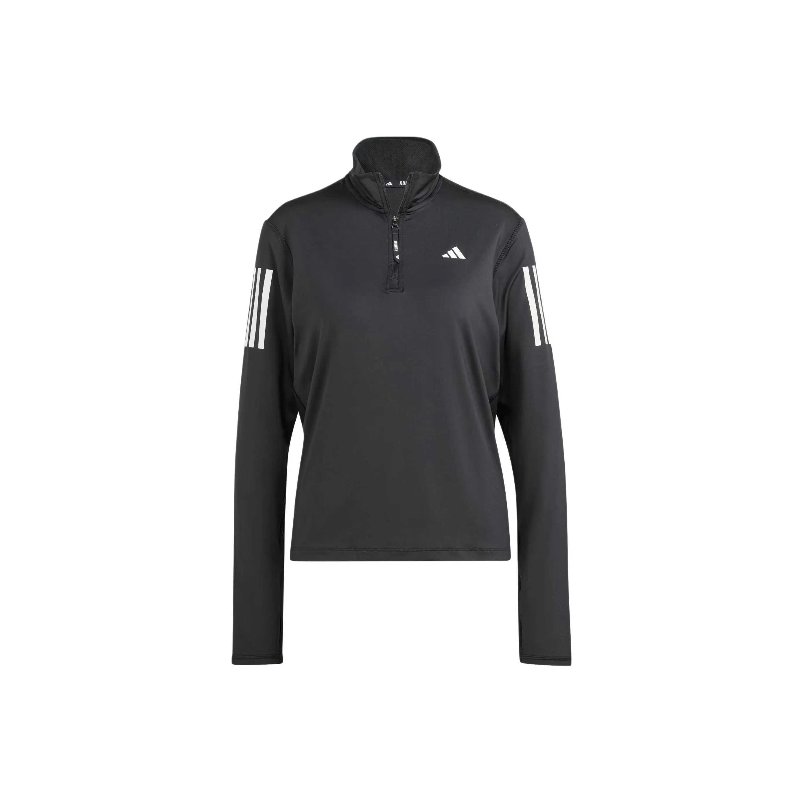 Adidas OWN THE RUN Полузастежка Куртка Куртки Пальто Женские Черный