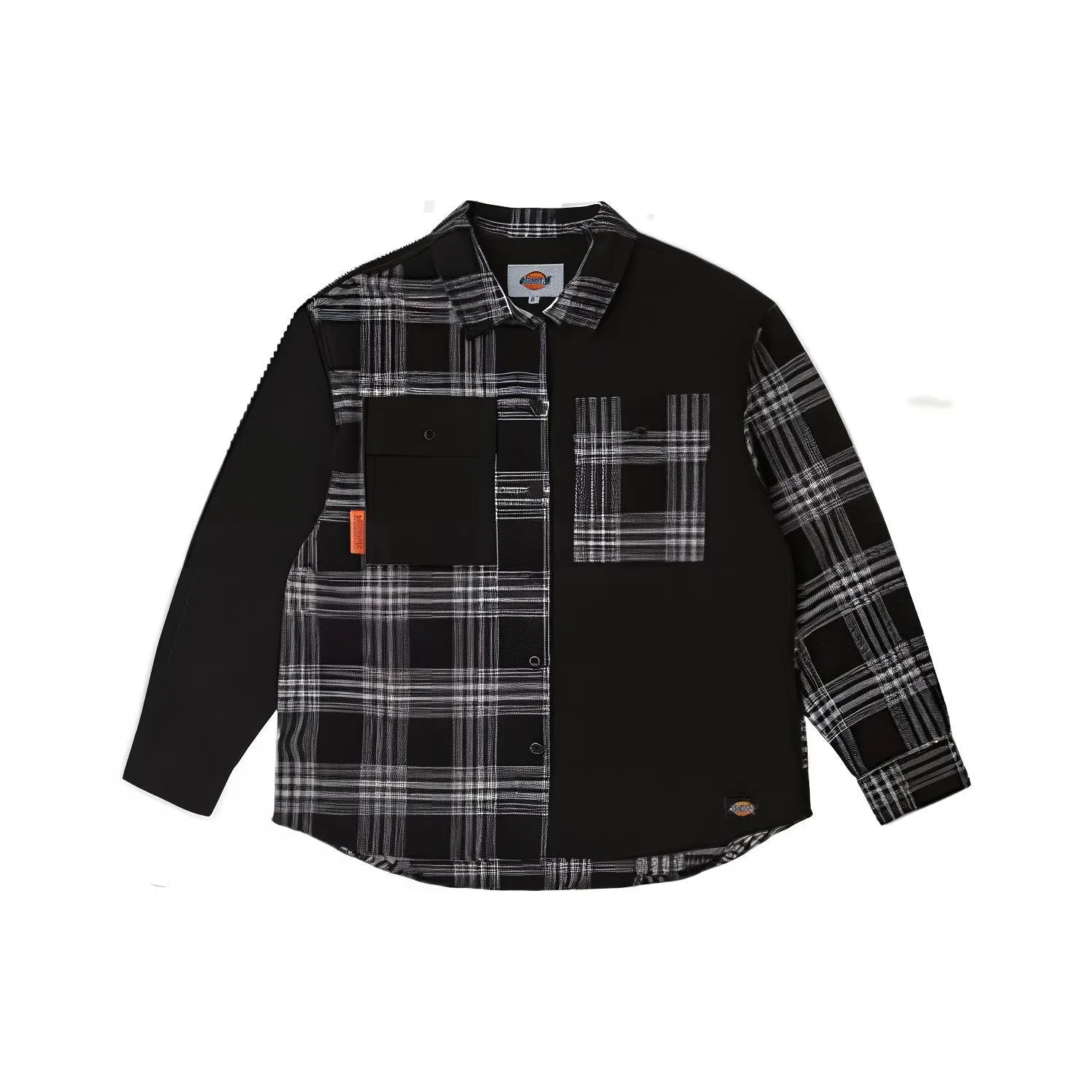 Dickies Женские рубашки в черно-белой клетке