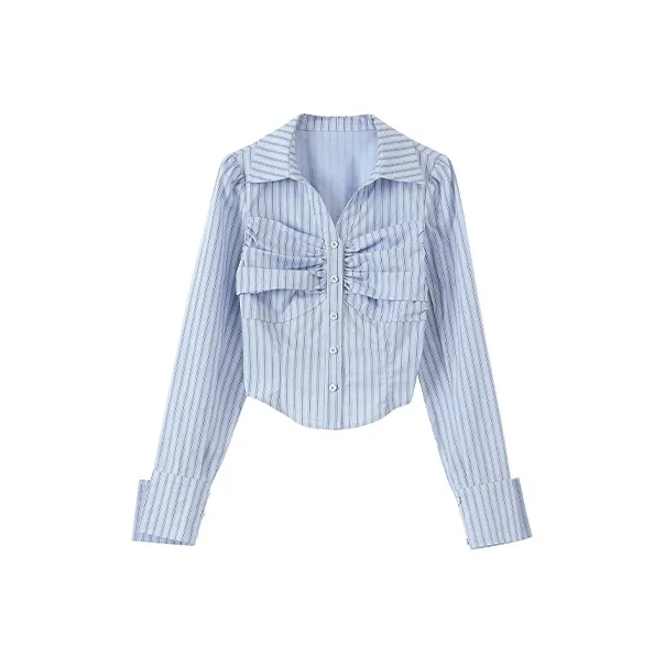 KING PRINCE Синие Женские Рубашки