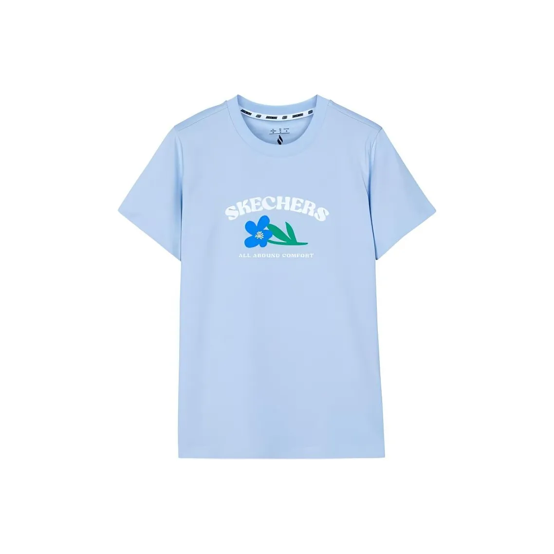 Skechers T-Shirt Женская Кашемирово-Синий