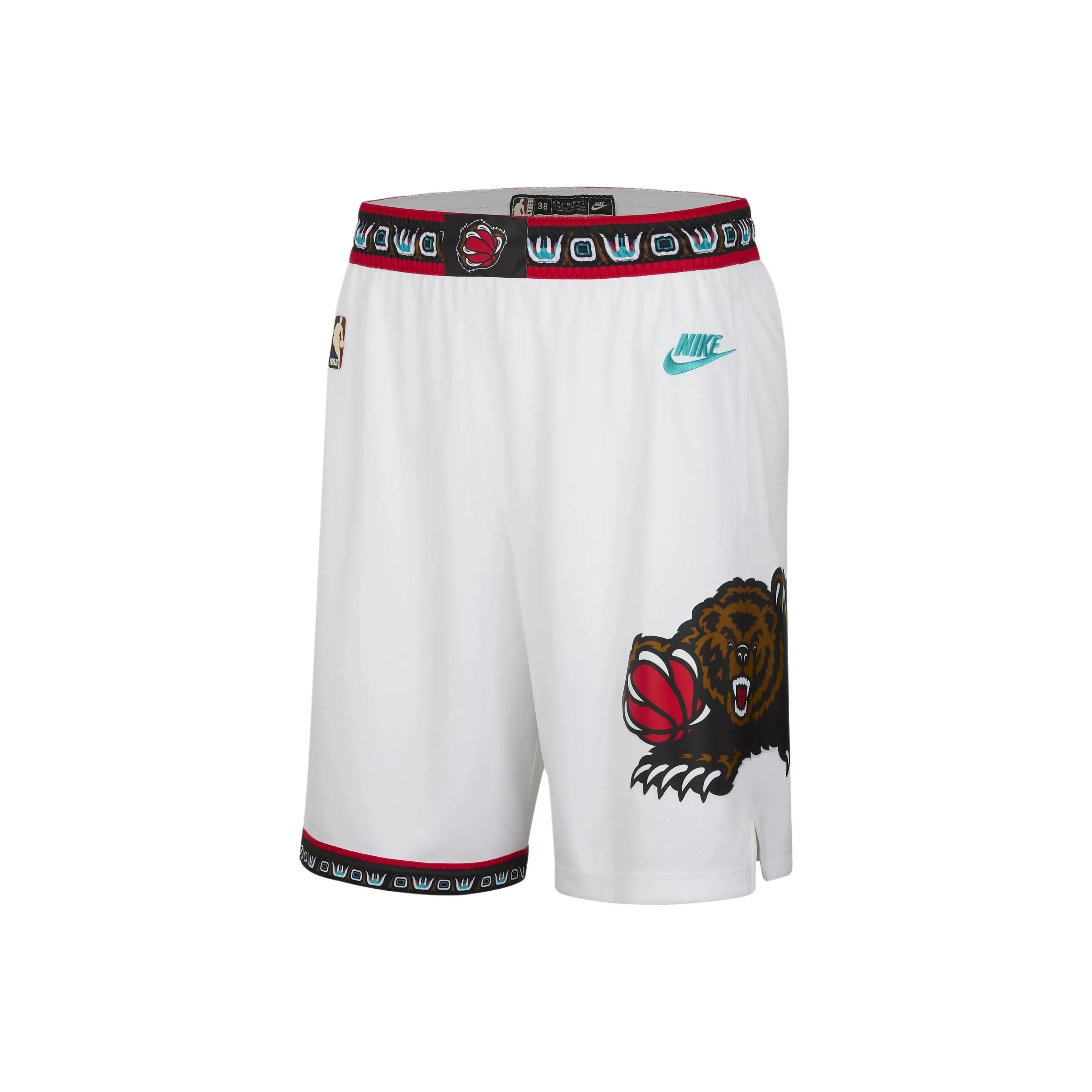 Nike Dri Fit NBAMemphis Grizzlies Баскетбольные шорты Мужские Белые