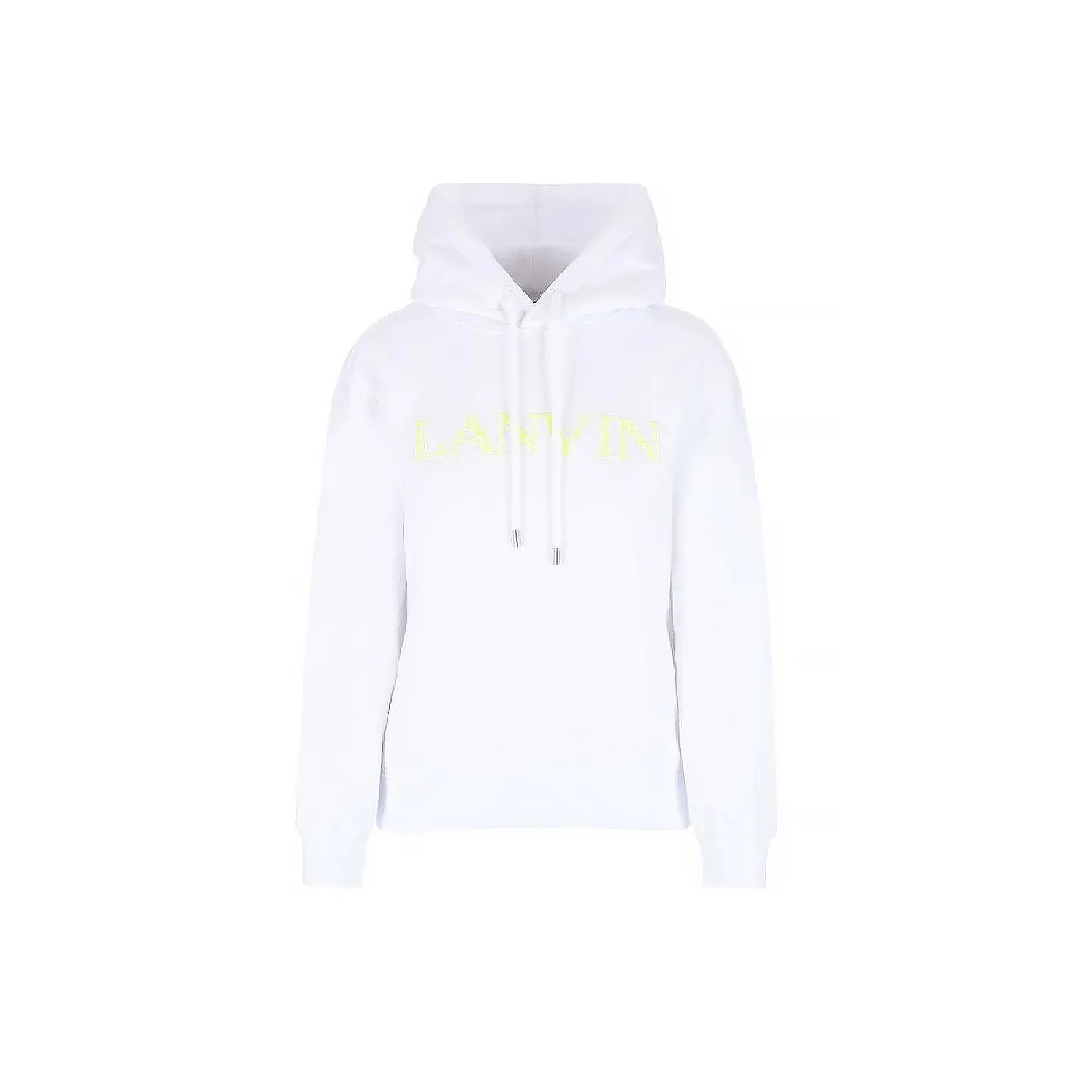 Lanvin Logo Embroidered Drawstring Hoodie