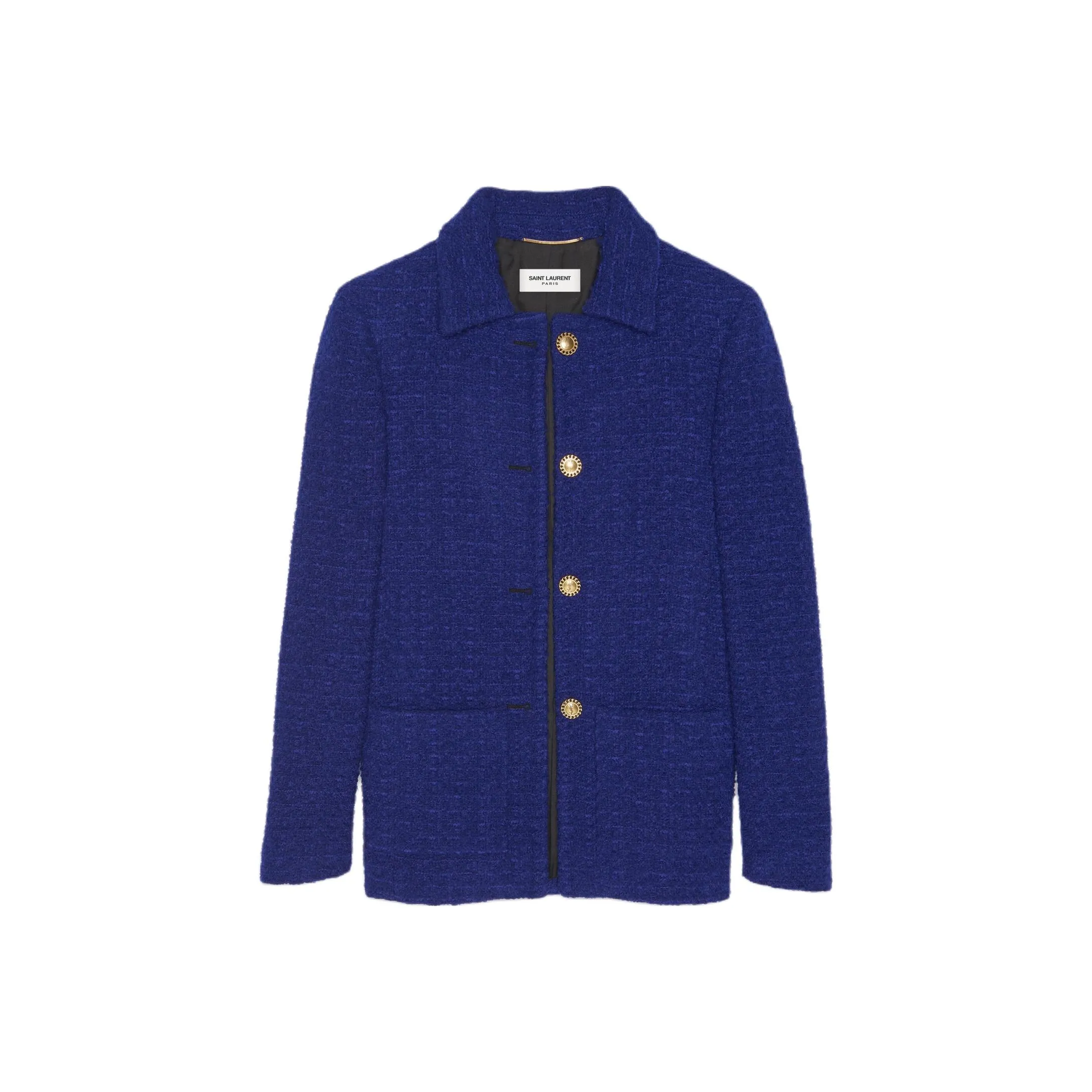 SAINT LAURENT Fitted Tweed Blazer