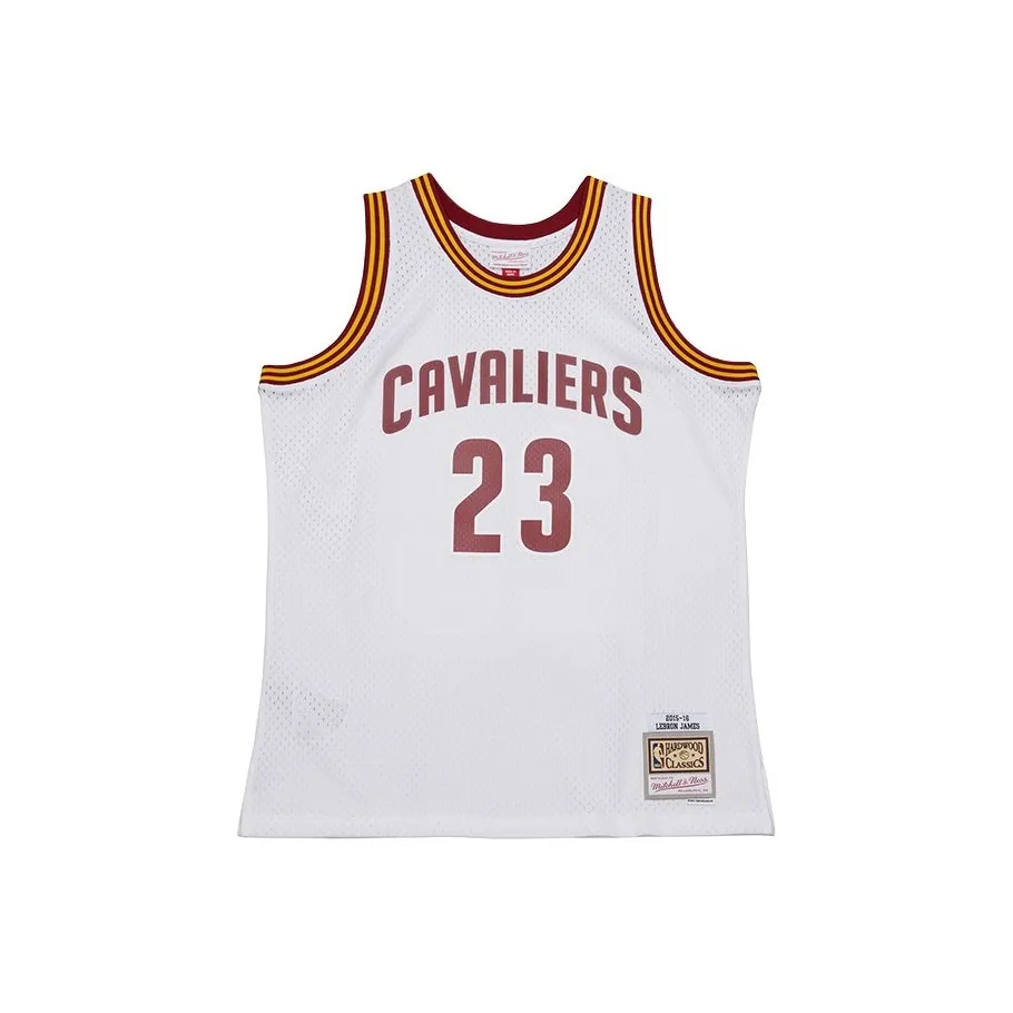 MITCHELL NESS X NBA Cleveland Knight James Баскетбольная Джерси Унисекс Белый