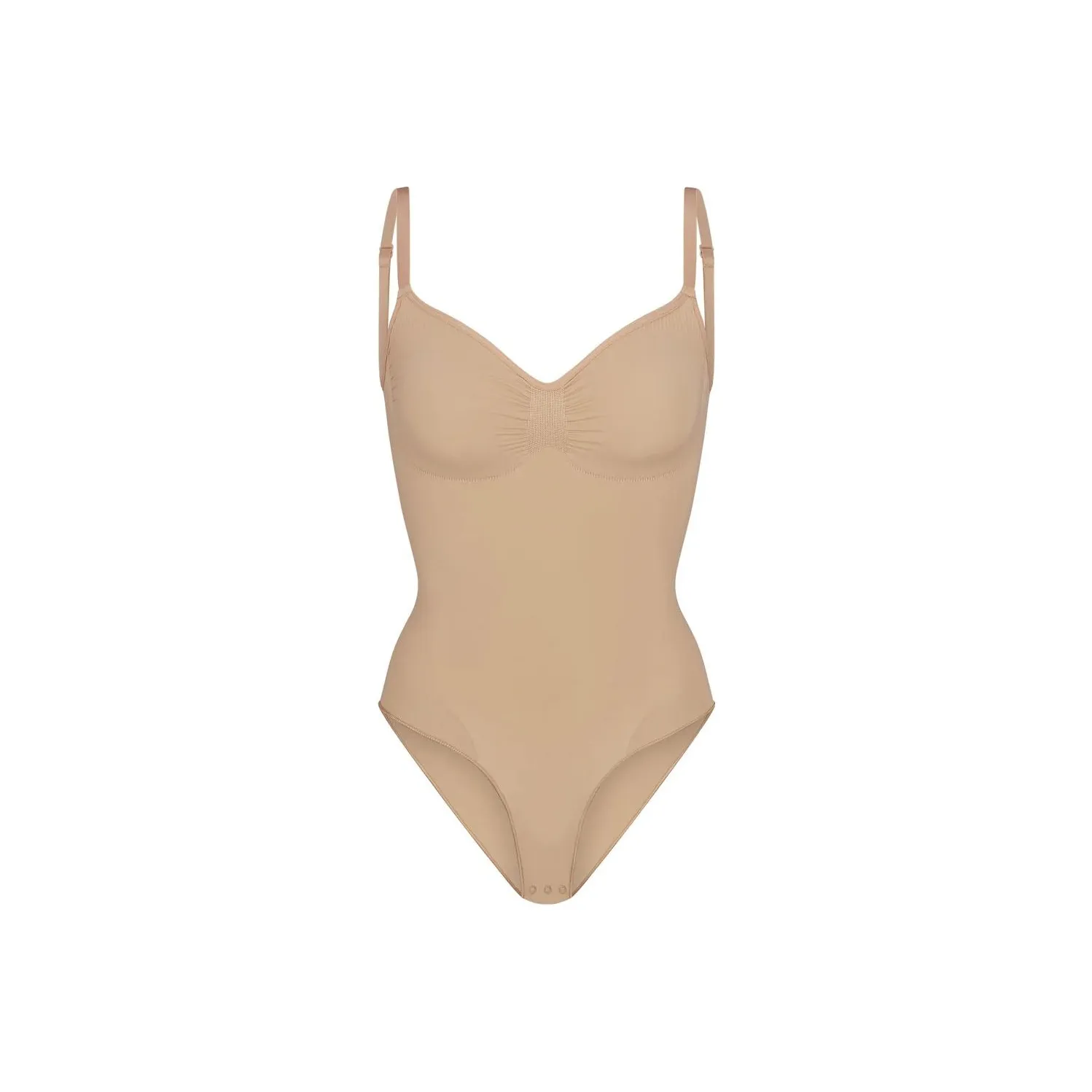 SKIMS Бесшовный Sculpt Brief BODYSUIT Комбинезон Женские Глина