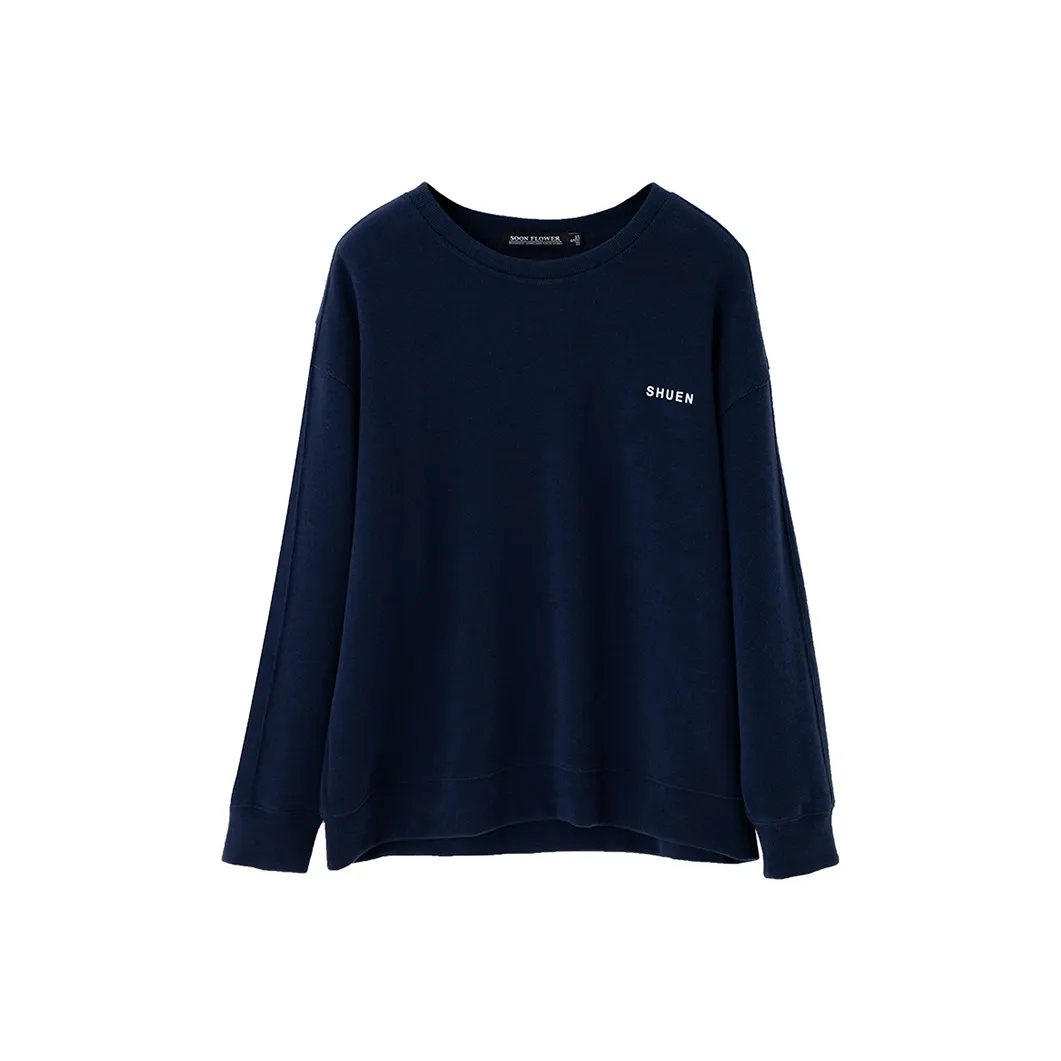 SOON FLOWER Толстовка Женская Джинсовый Синий