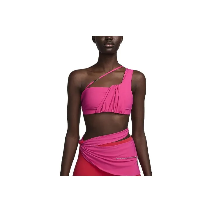 Nike x Jacquemus Nike x Jacquemus Топ на бретелях Азиатская версия Женские Арбузно-розовый красный