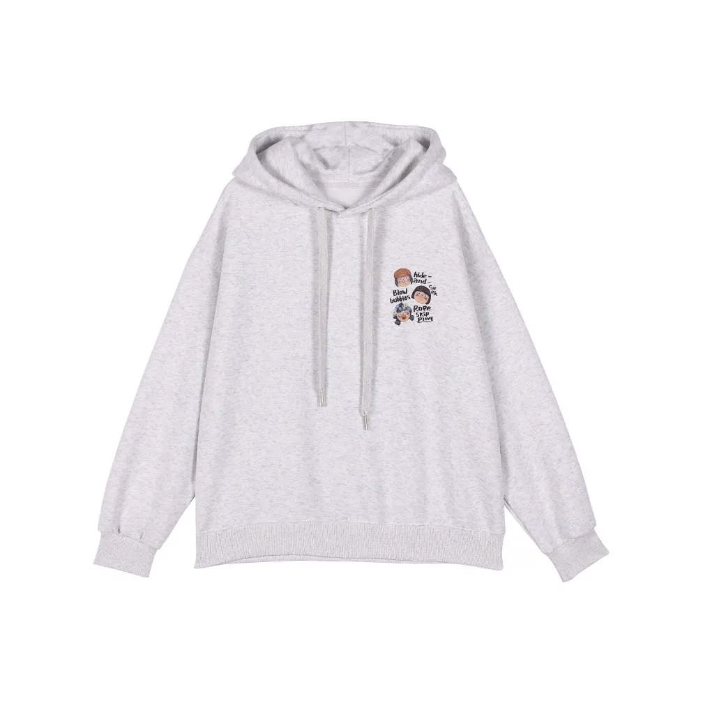 Cypress House Толстовка Женская Серый Белый