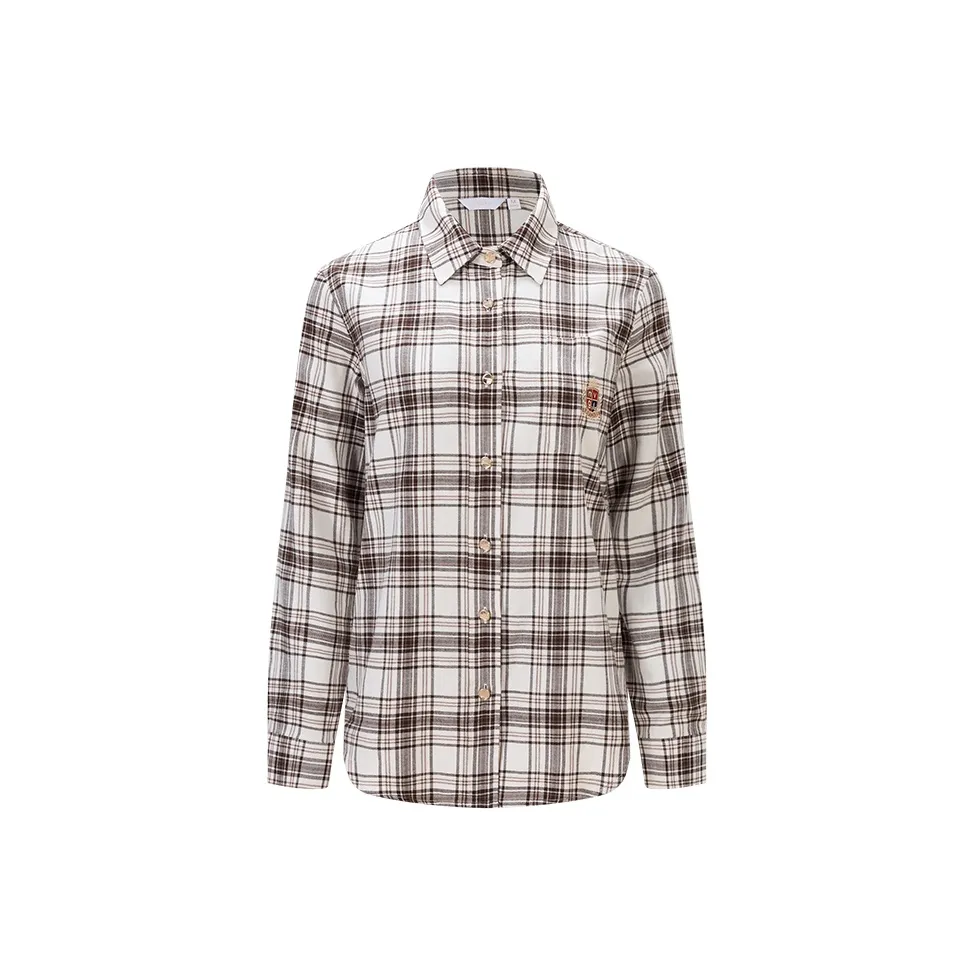 NAVIGARE Рубашка Женская Мокко Белая