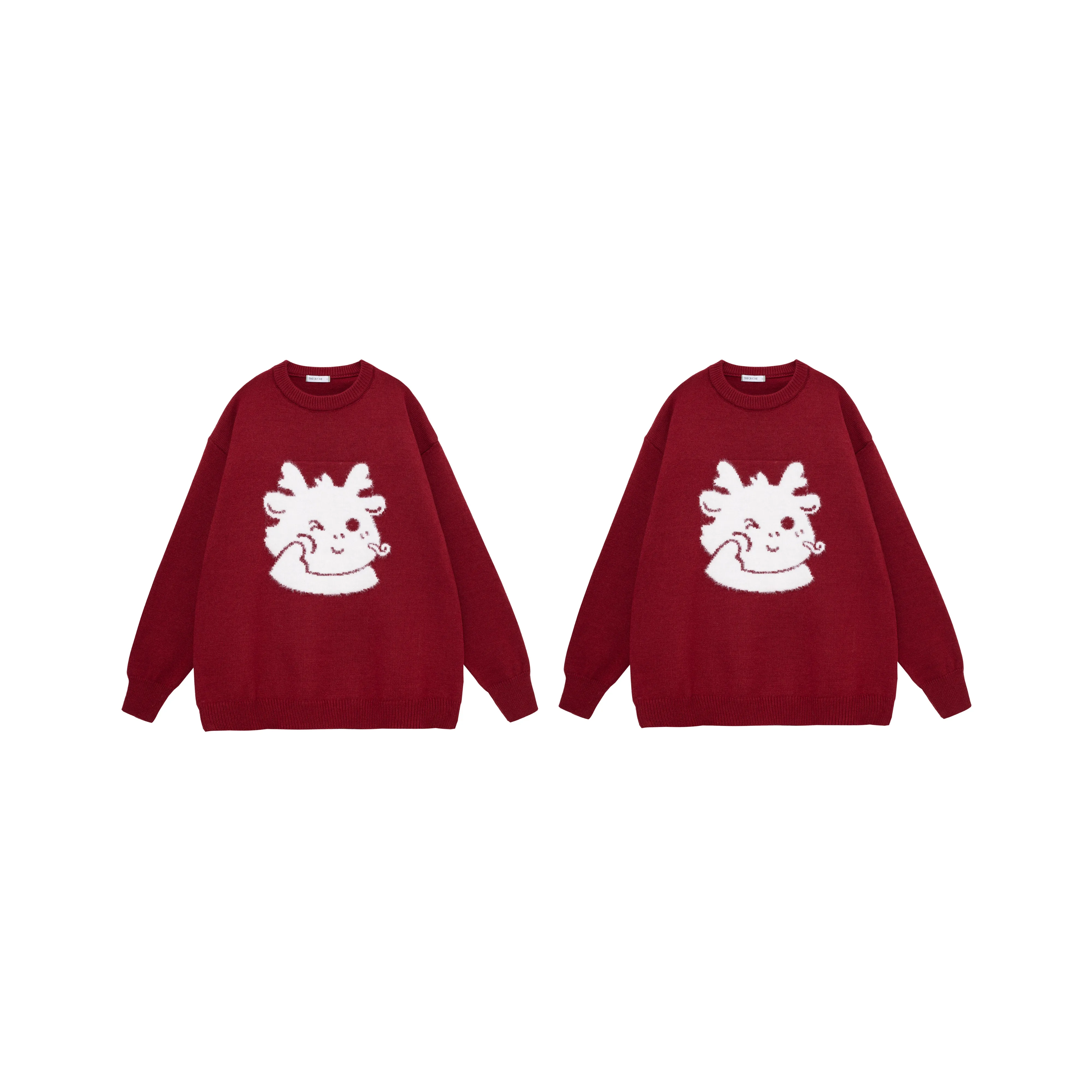 Tryforlove Couple Set Unisex Red