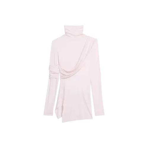 Helmut Lang Темно-розовые Женские Т-рубашки