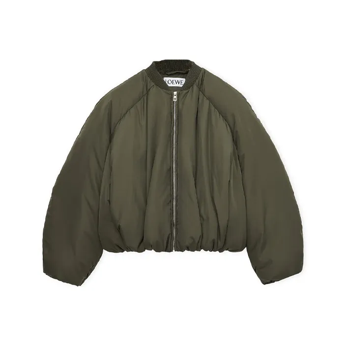 LOEWE Padded Bomber Jacket 'Loden Green'