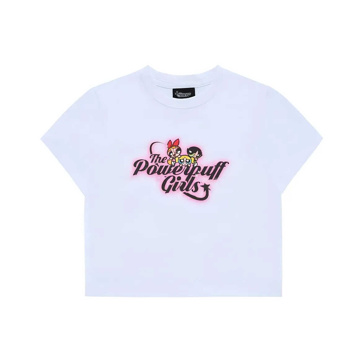 Acme De La Vie Flying Girl Police Co-brand Series T-Shirts Women's White