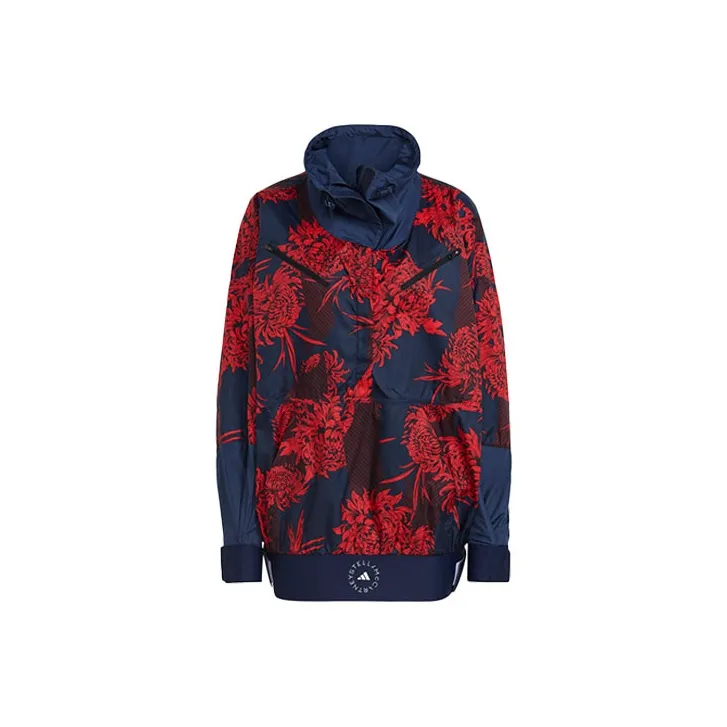 Adidas x Stella McCartney Пальто Женское Ярко-красное Темно-красное Фиолетовое