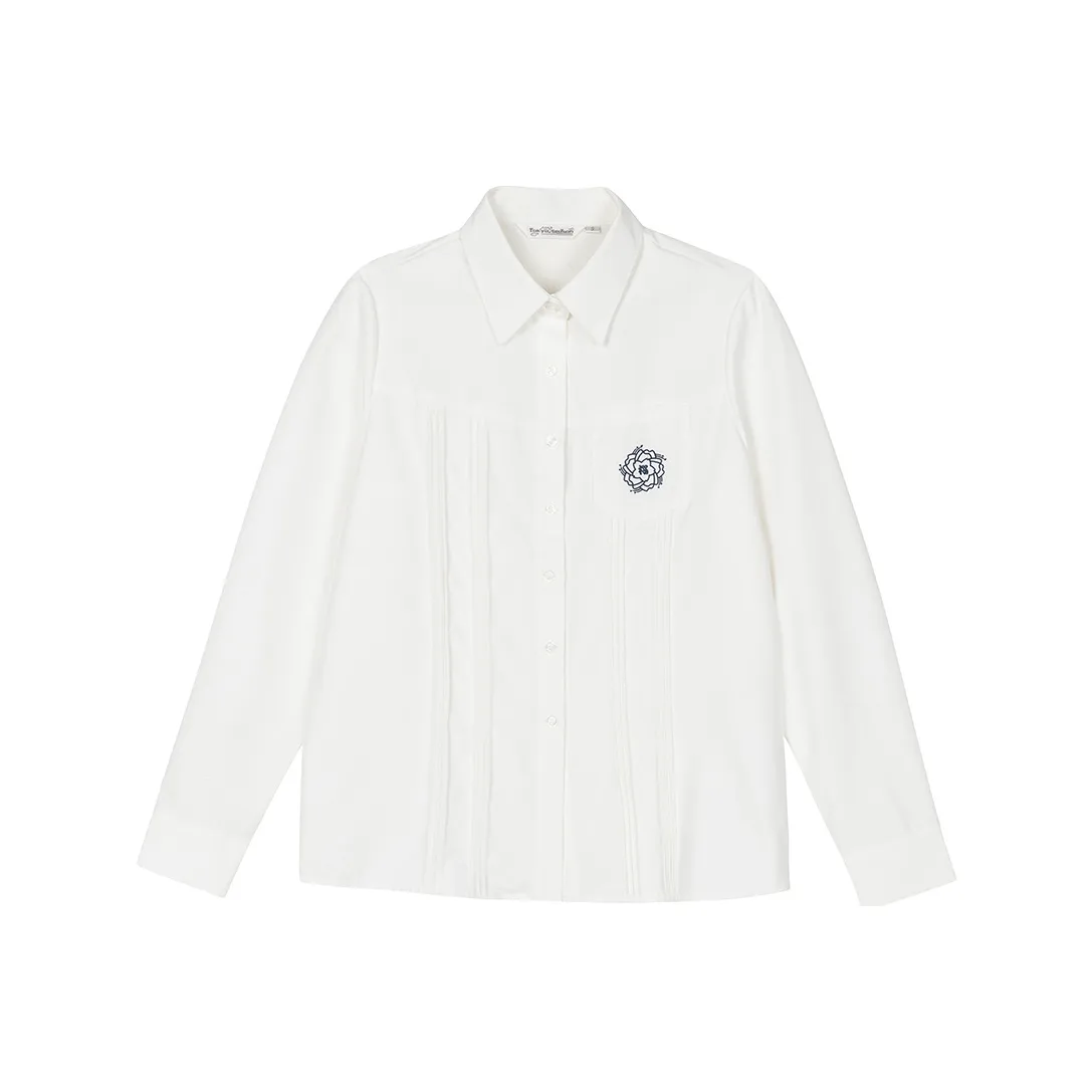 Tokyo Season SAKURA Длинный рукав Рубашка Женская рубашка