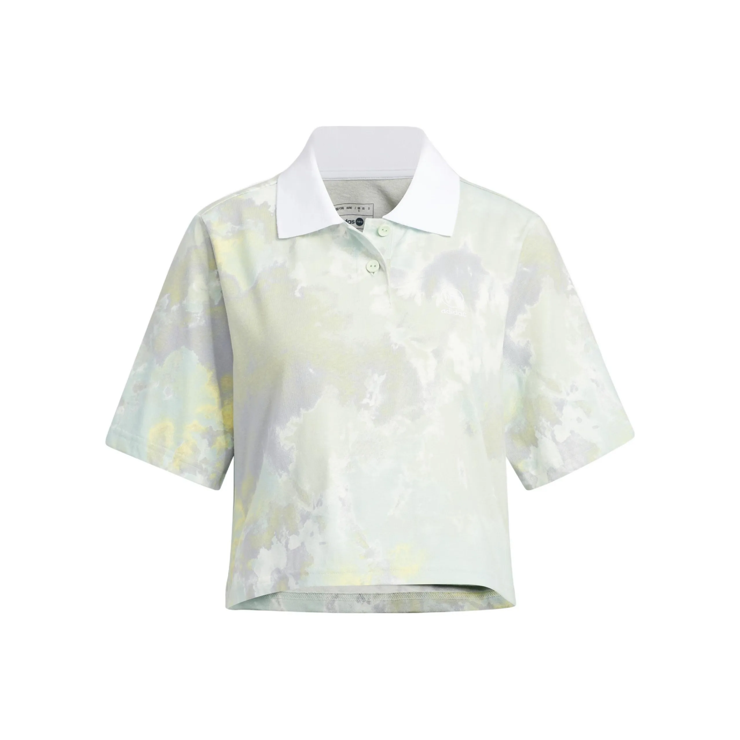 Adidas Neo Polo Shirts Women's Linen Green