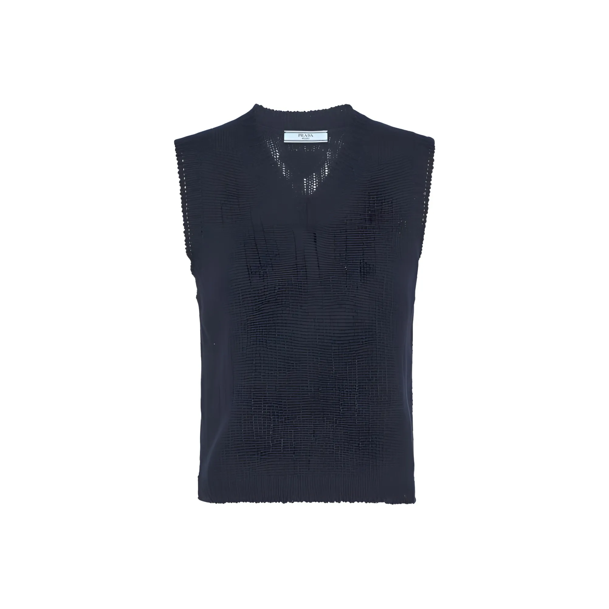 PRADA V neck Cashmere Vest