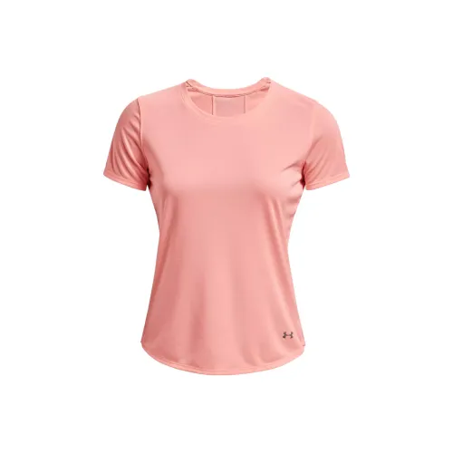 Under Armour Speed Stride Красный песок Розовый Женские футболки