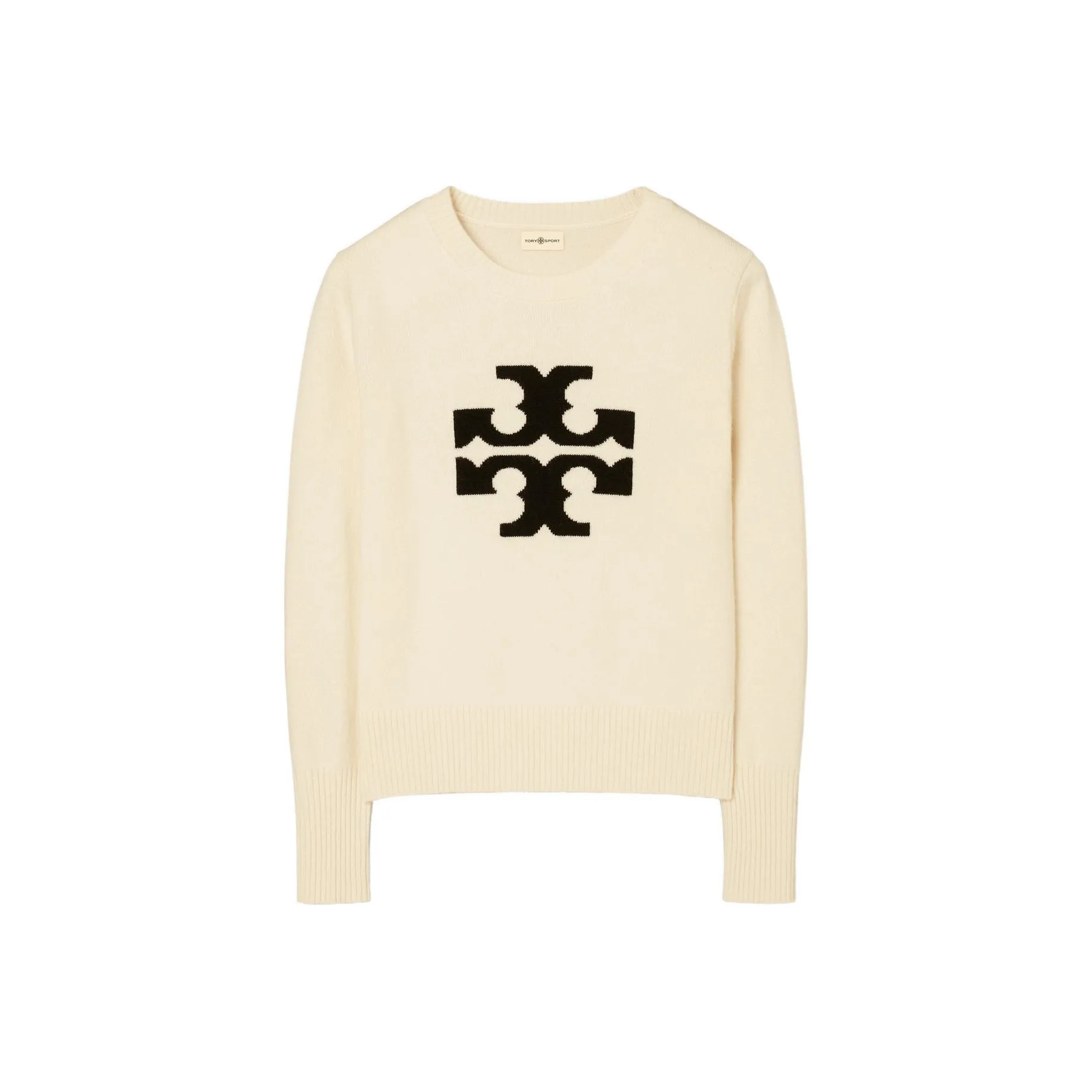 TORY BURCH FW22 Sweater Women's Cream White