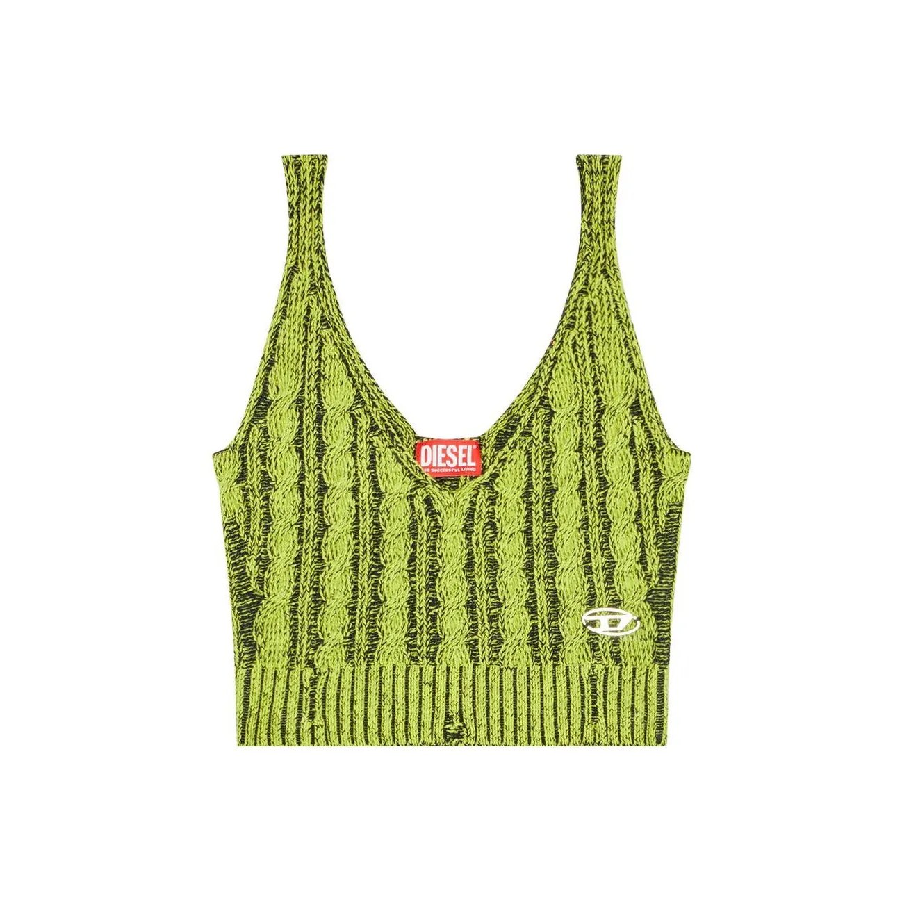 DIESEL Milos Crop Top 'Green'