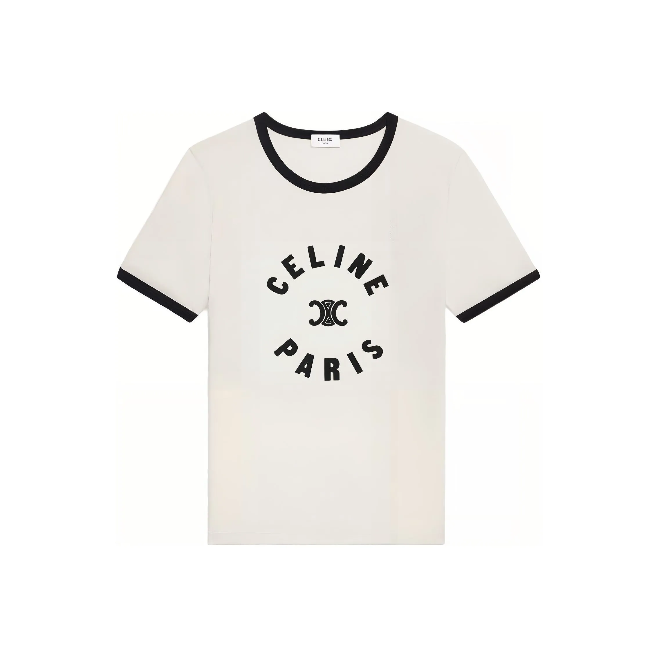 CELINE Triomphe T shirt In Cotton Jersey