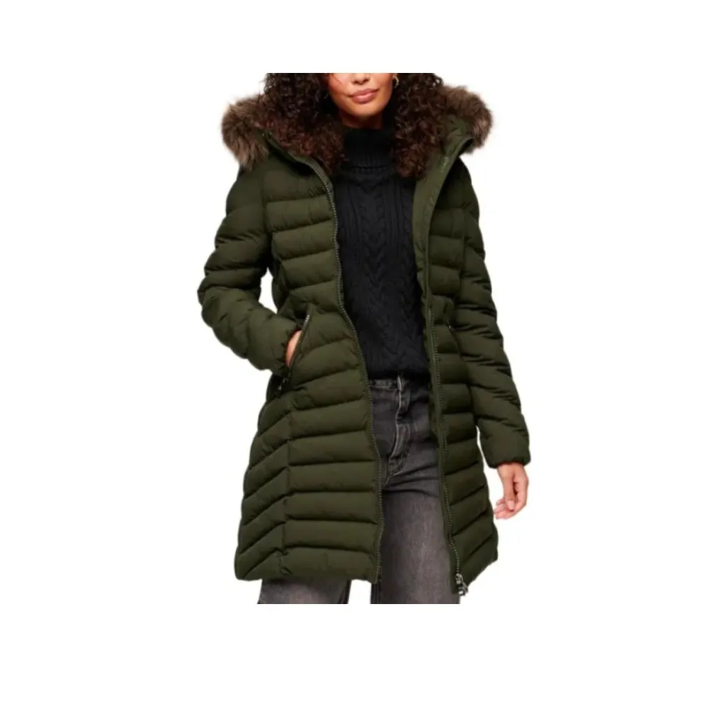 SUPERDRY Jackets Women's Olive Green