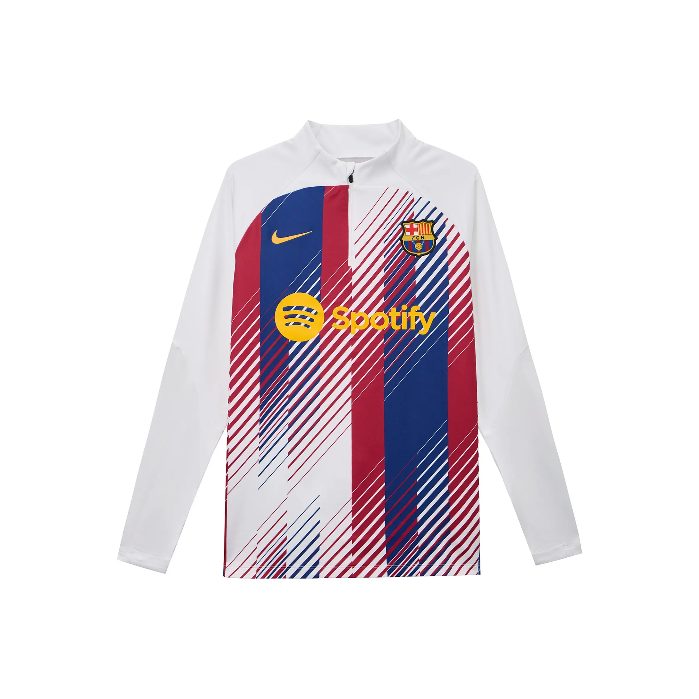 Nike x BASAILUONAZUQIUJULEBU,LIANMINGKUAN FCB M NK DF STRK DRIL TP K GX HA PM Soccer Jersey Men's White