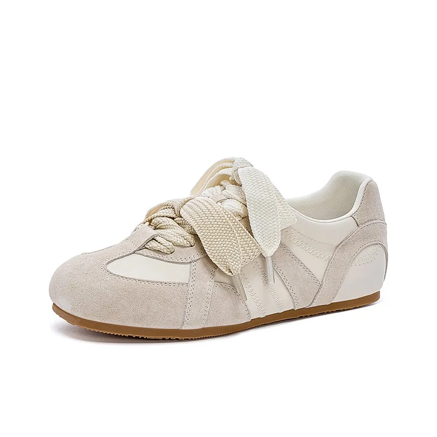 JOSINY Vintage Fashion Trend Нишевый Двойной Кружевной Вверх Немецкие Армейские Кроссовки Cortez Низкий Топ Обувь