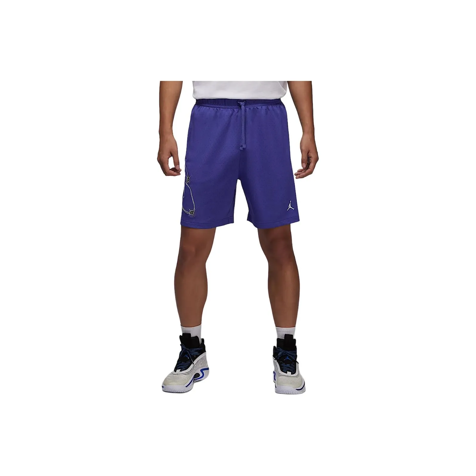 Jordan Sport Повседневные шорты Мужские Comet Фиолетовый Белый