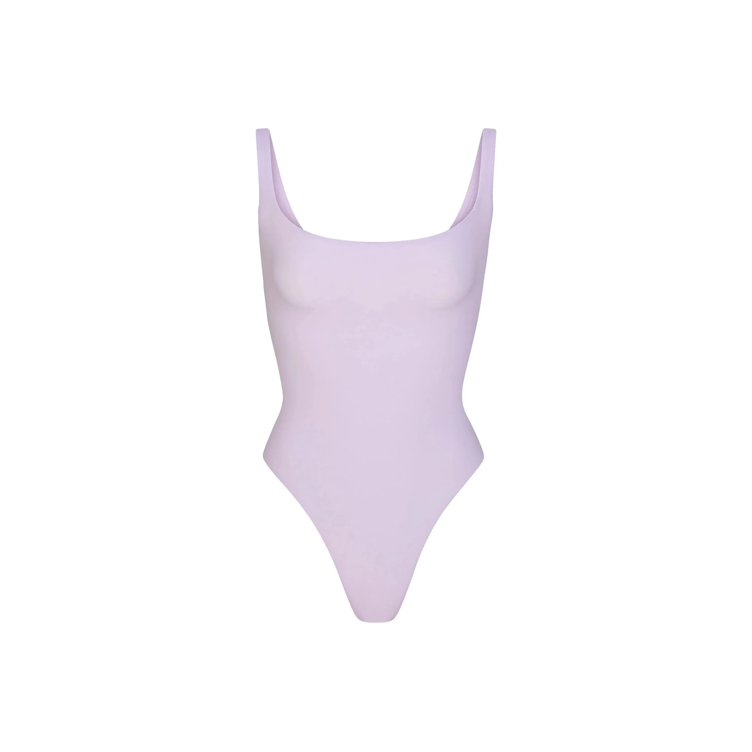 SKIMS FITS EVERYBODY SQUARE NECK BODYSUIT Bodysuits Women's LILY/White Lily