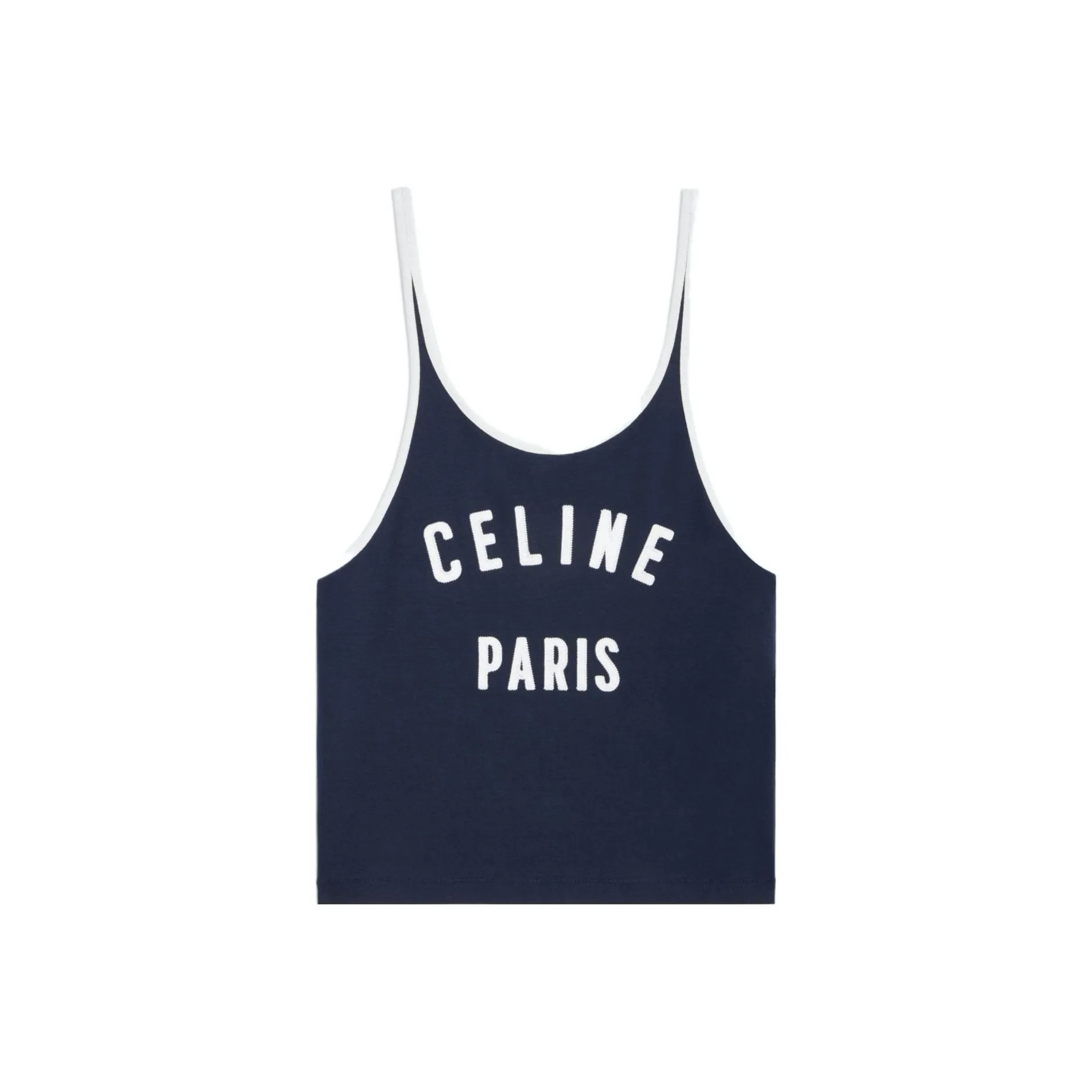 CELINE Paris Crewneck Short-Sleeved T-Shirt