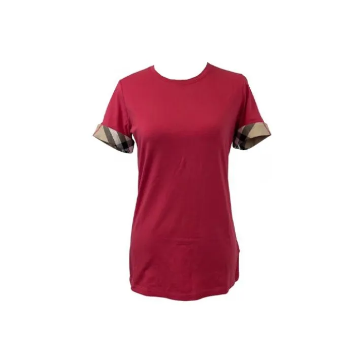 Burberry T-рубашка женская темно-красный